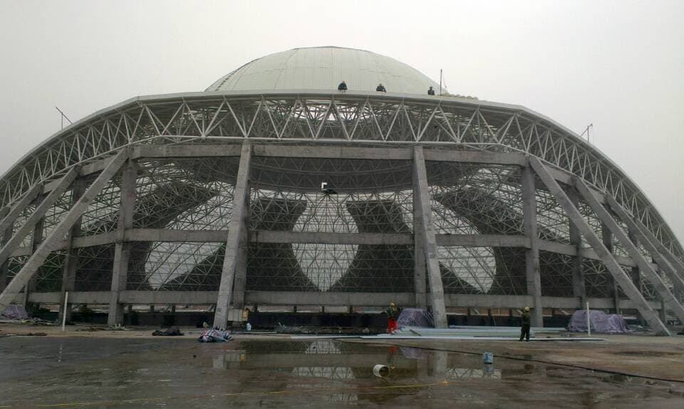 古交温泉馆网架工程